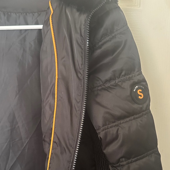 Men's Black Puffer Jacket - Picture 3 of 5